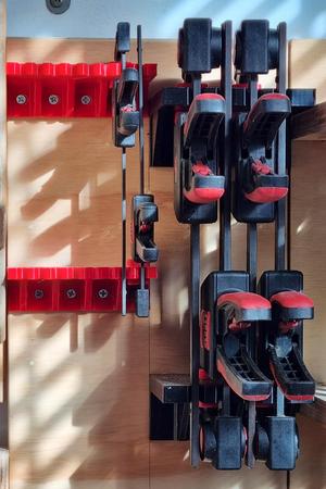 Parametric Wall Mounted Quick Clamp Holder