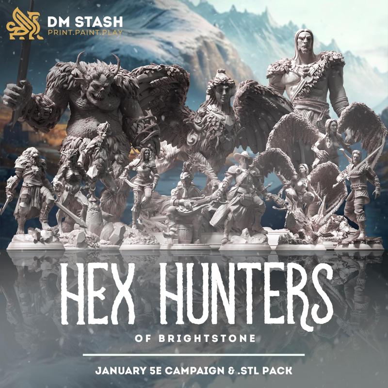 Hex Hunters of Brightstone (DM Stash Jan '23 Bundle)