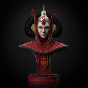 Queen Amidala bust (Pre-Supported)