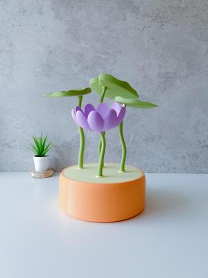 Lotus Pot Vanity Tray