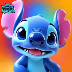 Stitch 3D Printer Model - STL File - Cute Disney Collectible - 3D Print Alien Figure - Desk Decor - 