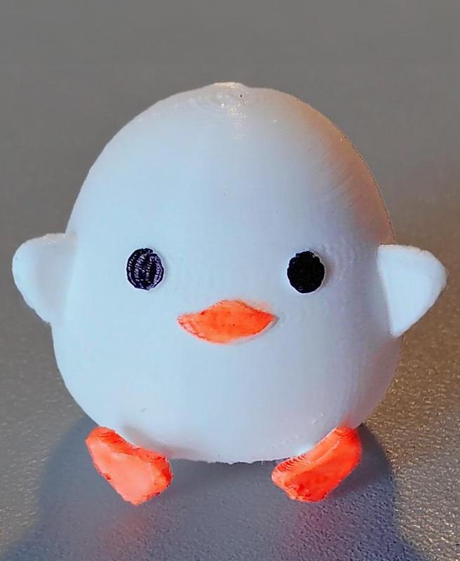 Cute Duck ( Easy Print Minimal Supports )