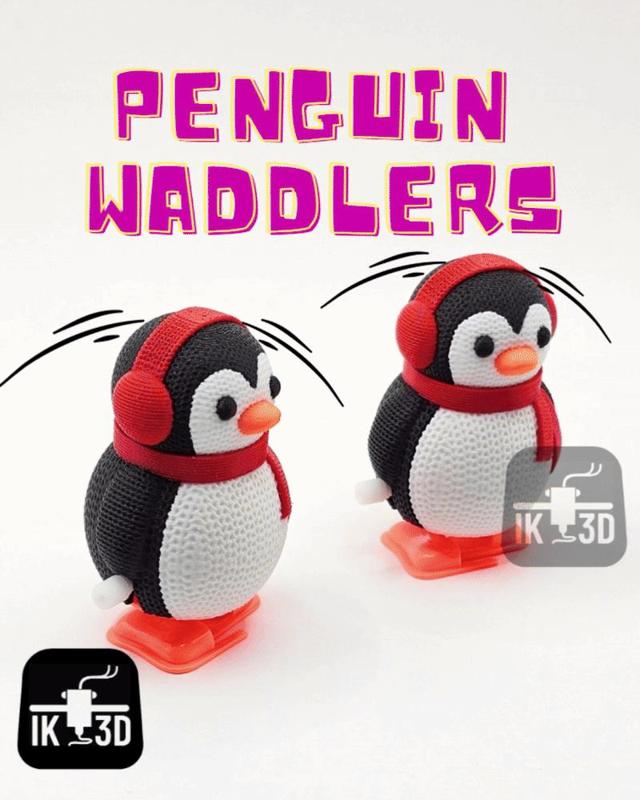 Waddlers - Knitted Penguin / 3MF Included / No Supports