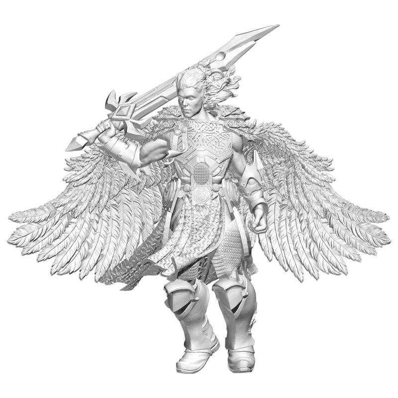 FANTASY - Angel male 1 sword.stl