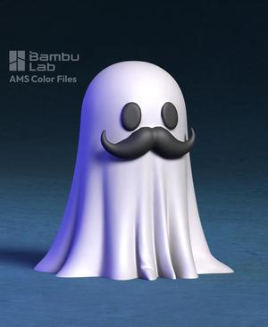 Mustache Ghost