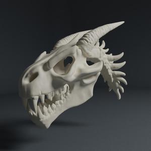 AI Skull Collection - Dragon Skull 3