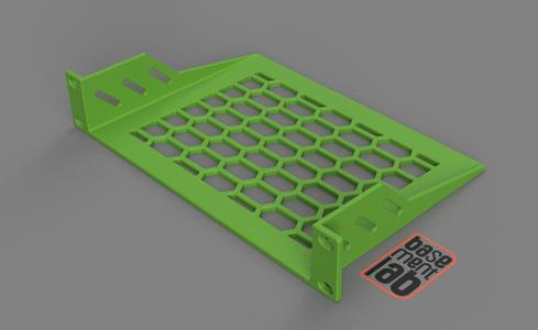 Rack Tray 10" 1U Mount Universal Rack Shelf - Mensola universale per Rack 10" 1U