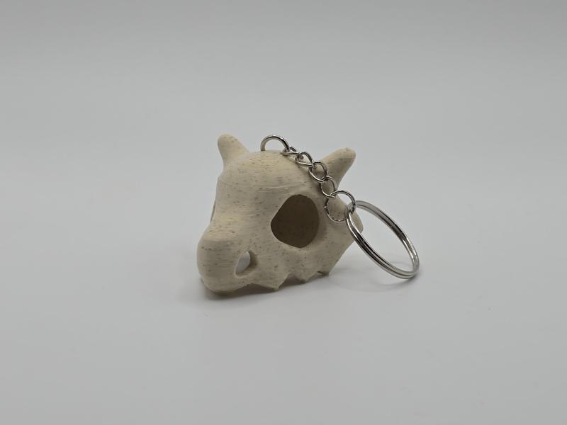 Cubone Pokemon Skull Keychain (Remix)