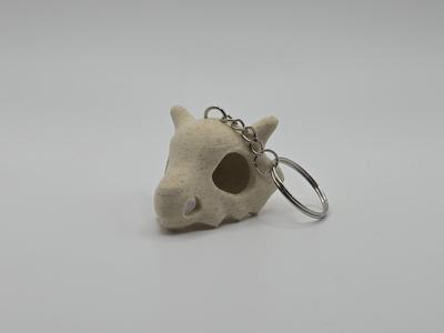 Cubone Pokemon Skull Keychain (Remix)