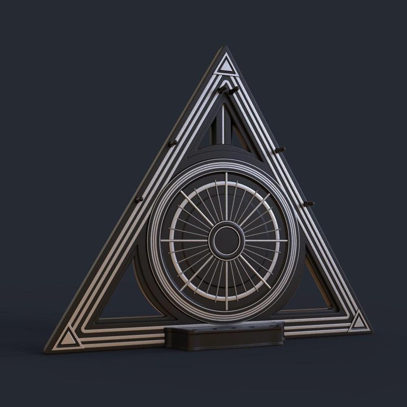 Deathly Hallows Wand Display - Harry Potter