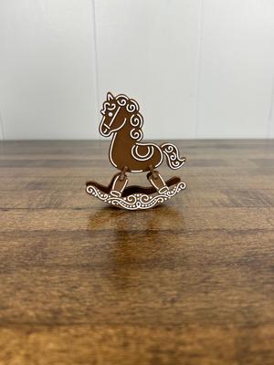 Gingerbread Rocking Horse V1