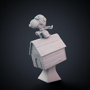 Snoopy - 3D print model cartoon character