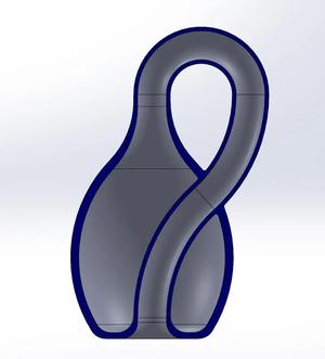 Basic Klein Bottle Printable Model   