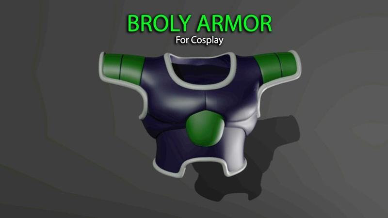 Broly Armor - Dragon ball - For Cosplay 3D print model