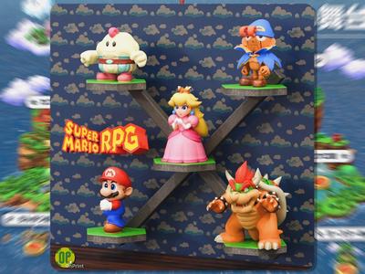 SUPER MARIO RPG Remake - 5 High-Poly Figures