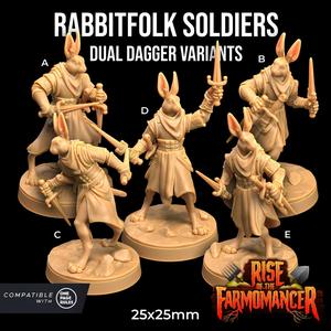 Rabbitfolk Soldiers Dagger Variants