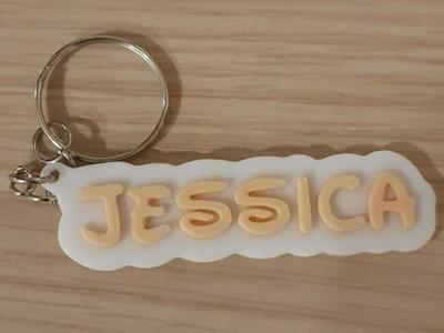 Jessica keychain