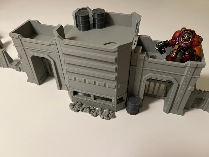 Bunker C - Gate - Wargaming Wall System compatible