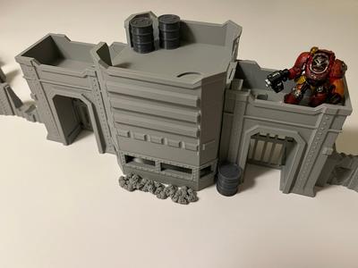 Bunker C - Gate - Wargaming Wall System compatible