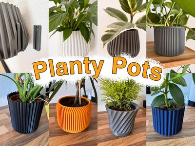 Plant pots (wallmounted)