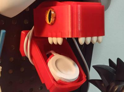 Small Dinosaur Pegboard Holder