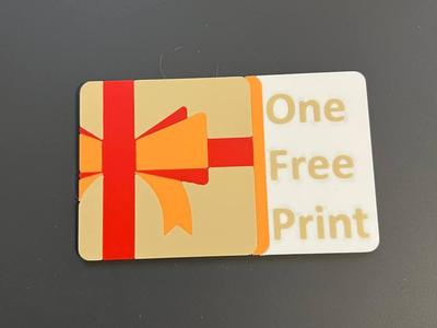 One free print coupon