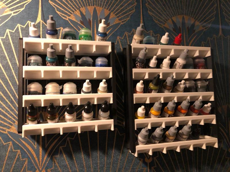 Wall Mount for Paint Rack Stack Holders
