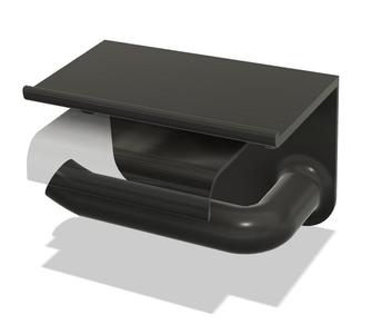 Modern Design Toilet Paper Holder with shelf Cutter Bar