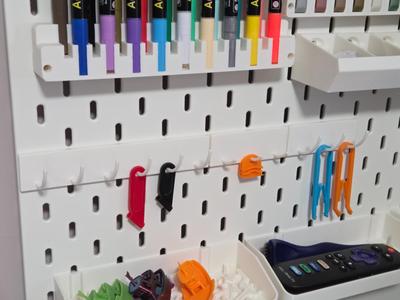 Small Hooks (for small hole items), Ikea Skadis