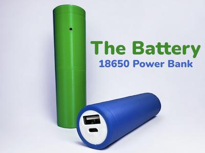 The Battery – 18650 Power Bank USB-C (Micro USB)