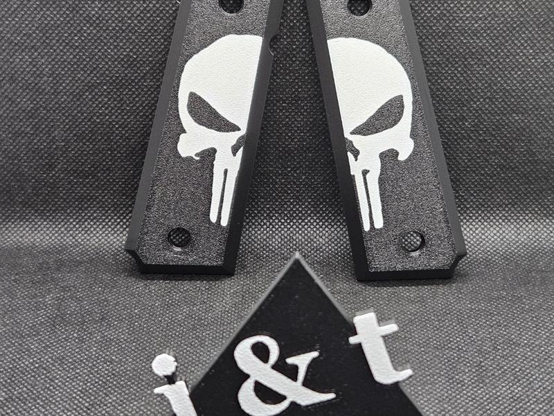 Punisher skull 1911 full size grips