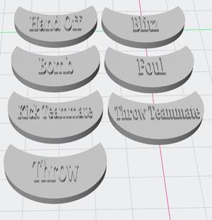 Blood Bowl Action Tokens