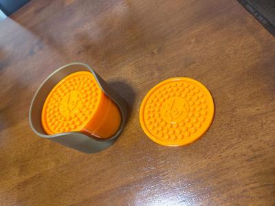Coasters with storage