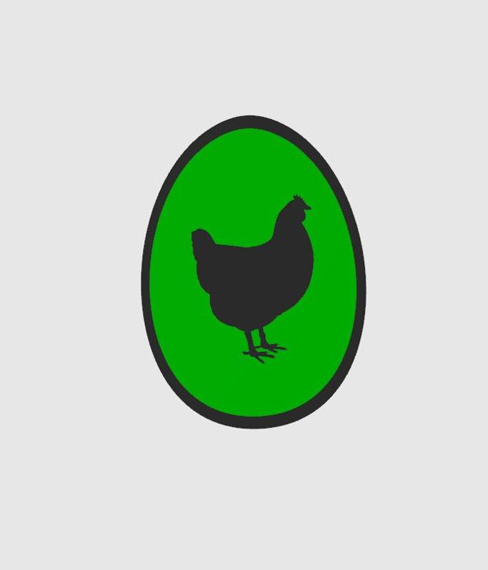 Easteregg Chicken - Window Picture
