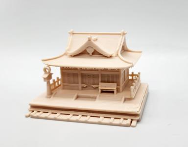 Japanese Train Station Miniature