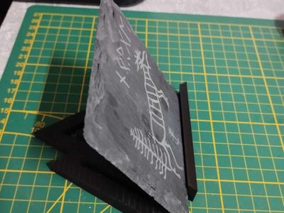 Small slate or photo frame stand