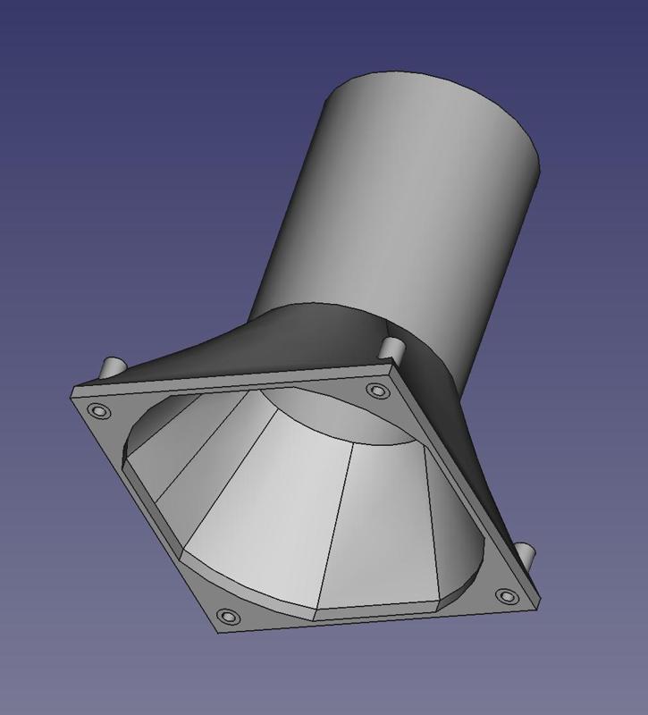 Fan to Pipe adapter