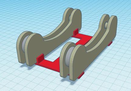 Filament Roller Remix + Junction (for 608zz bearings)