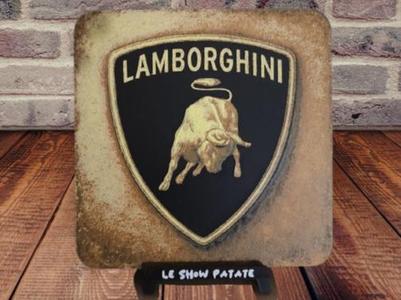 Plaque Lamborghini Hueforge