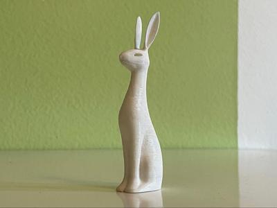 MODERN RABBIT SCULPTURE – simple & elegant