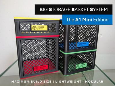 A1 Mini - Big Storage Basket System