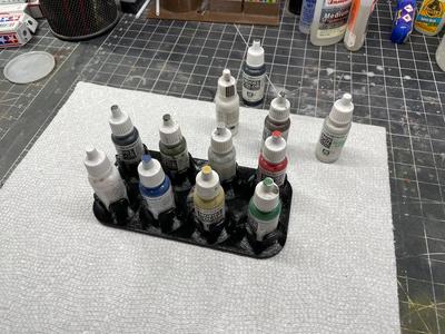 Multi-Paint Pot Rack Anti-Tipper Over...Device