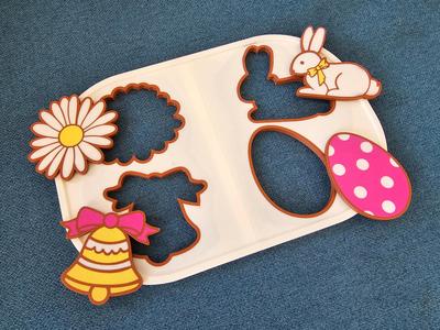 Ikea TROFAST Easter shapes cover - kids game