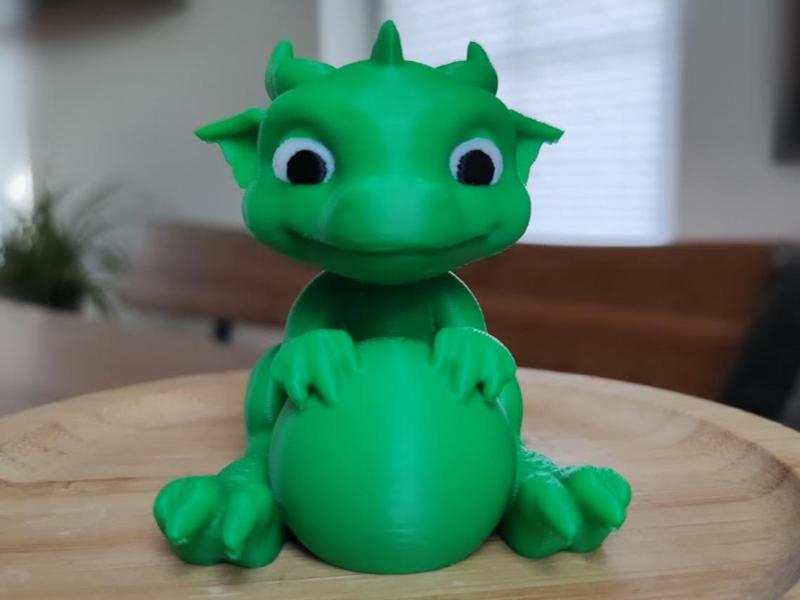 Sweet Baby Dragon with Egg