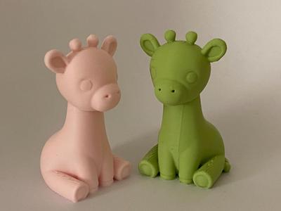 cute sitting giraffe