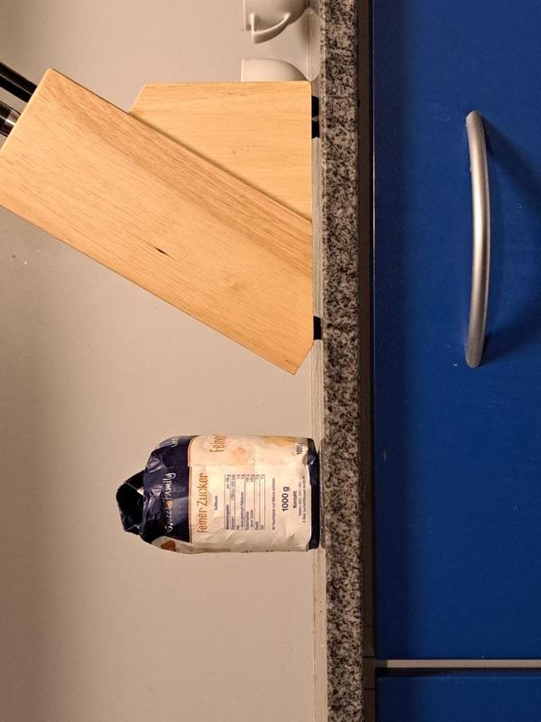 Knifeblock optimizer, Messerblock adapter für schmale Küchen