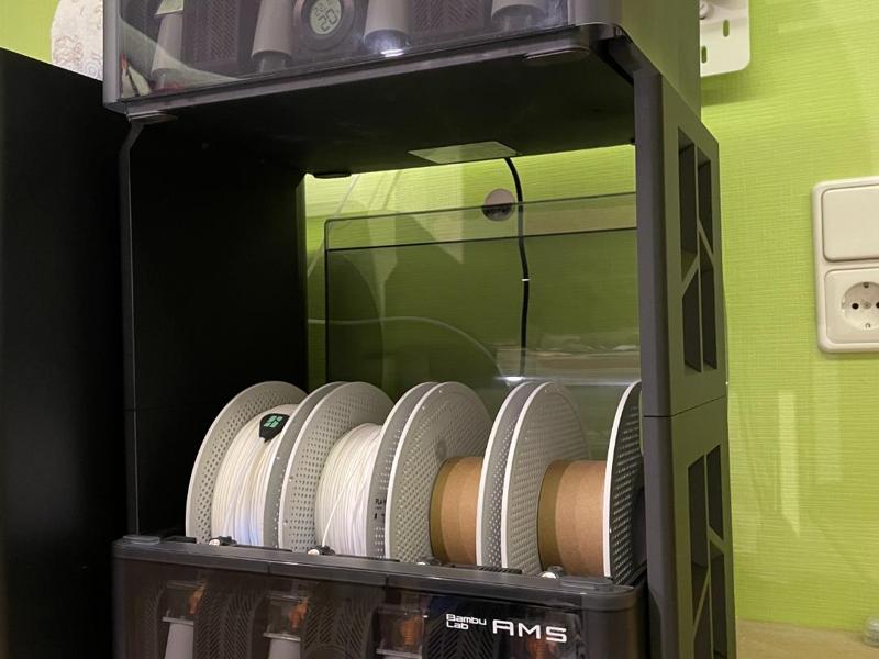 Stackable AMS stand for 2 AMS - fully openable