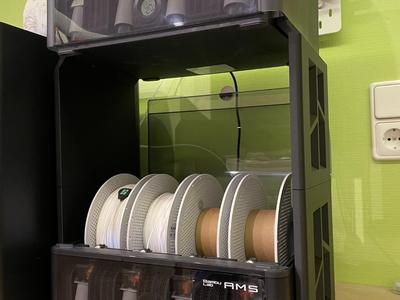 Stackable AMS stand for 2 AMS - fully openable