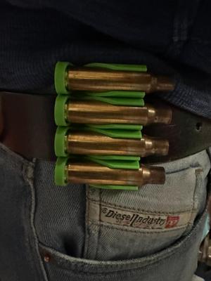 4 round beltmount ammunition holder
