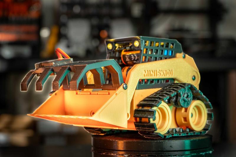 3D Printed RC SkidSteer V3.0